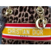 Replica Dior M0565 Medium Lady D-Life Bag Mizza Embroidery Blue and Black with Yellow 9