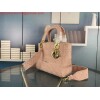 Replica Dior M0565 Medium Lady D-Life Bag Cannage Embroidery Light Yellow 9