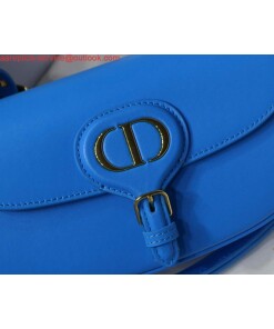 Replica Dior M9327 dior Bobby bag East West Box Calfskin Blue