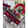 Replica Dior M0565 Medium Lady D-Life Bag Multicolor Butterfly Embroidery 10