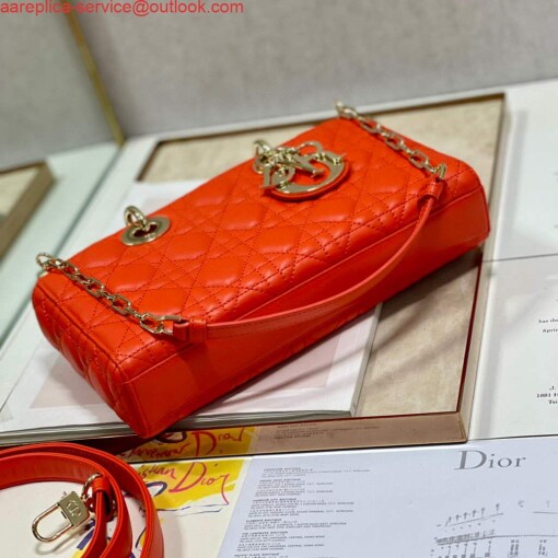 Replica Dior M0540 Lady D-joy Bag Red Cannage Calfskin 5