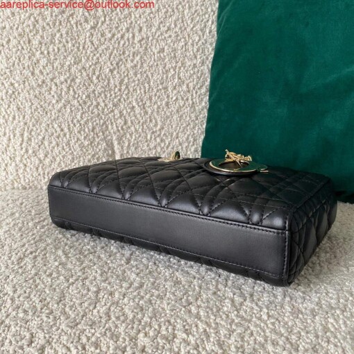 Replica Dior M0540 Lady D-joy Bag Black Cannage Calfskin 3