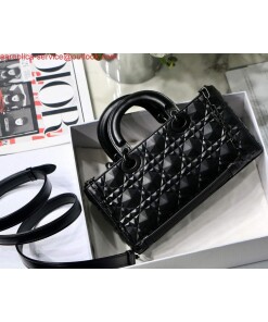 Replica Dior M0540 Lady D-joy Bag Black Cannage Calfskin with Diamond Motif 2