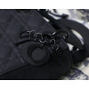 Replica Dior M0505 Mini Dior Lady Bag Black Cannage lambskin