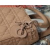 Replica Dior M0505 Mini Dior Lady Bag Latte Cannage lambskin 9