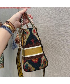 Replica Dior M0565 Medium Lady D-lite Embroidery Bag