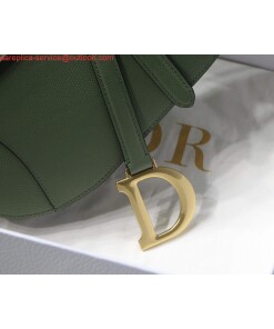 Replica Dior M0446 Saddle Bag Dior Calfskin Bag Green 2