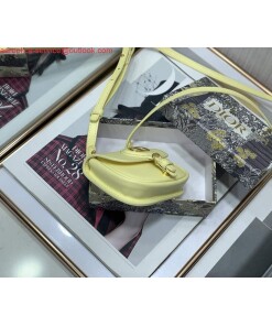 Replica Dior M2278 Mini Bobby bag Yellow Box Calfskin 2