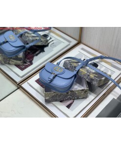 Replica Dior M2278 Mini Bobby bag Blue Box Calfskin