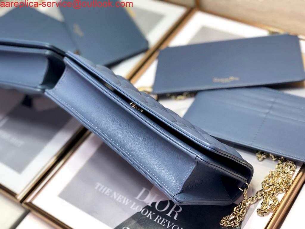 Replica Dior S0204 Lady Dior Pouch Ultramatte Cannage Calfskin Blue 6 Replica Dior S0204 Lady Dior Pouch Ultramatte Cannage Calfskin Blue 6