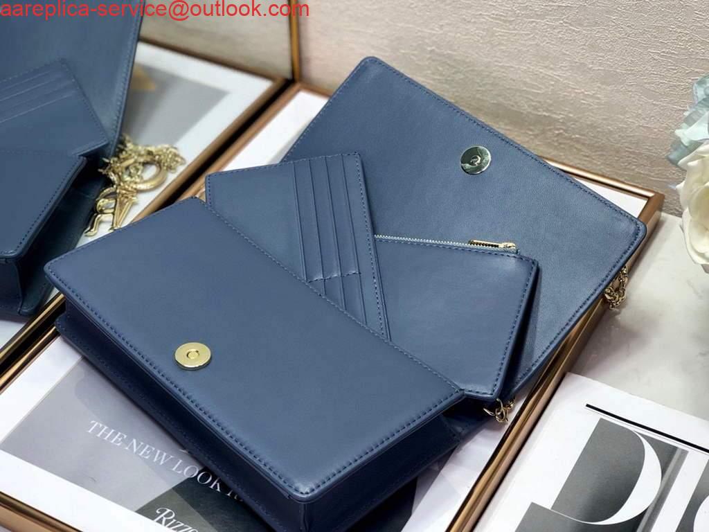 Replica Dior S0204 Lady Dior Pouch Ultramatte Cannage Calfskin Blue 7 Replica Dior S0204 Lady Dior Pouch Ultramatte Cannage Calfskin Blue 7