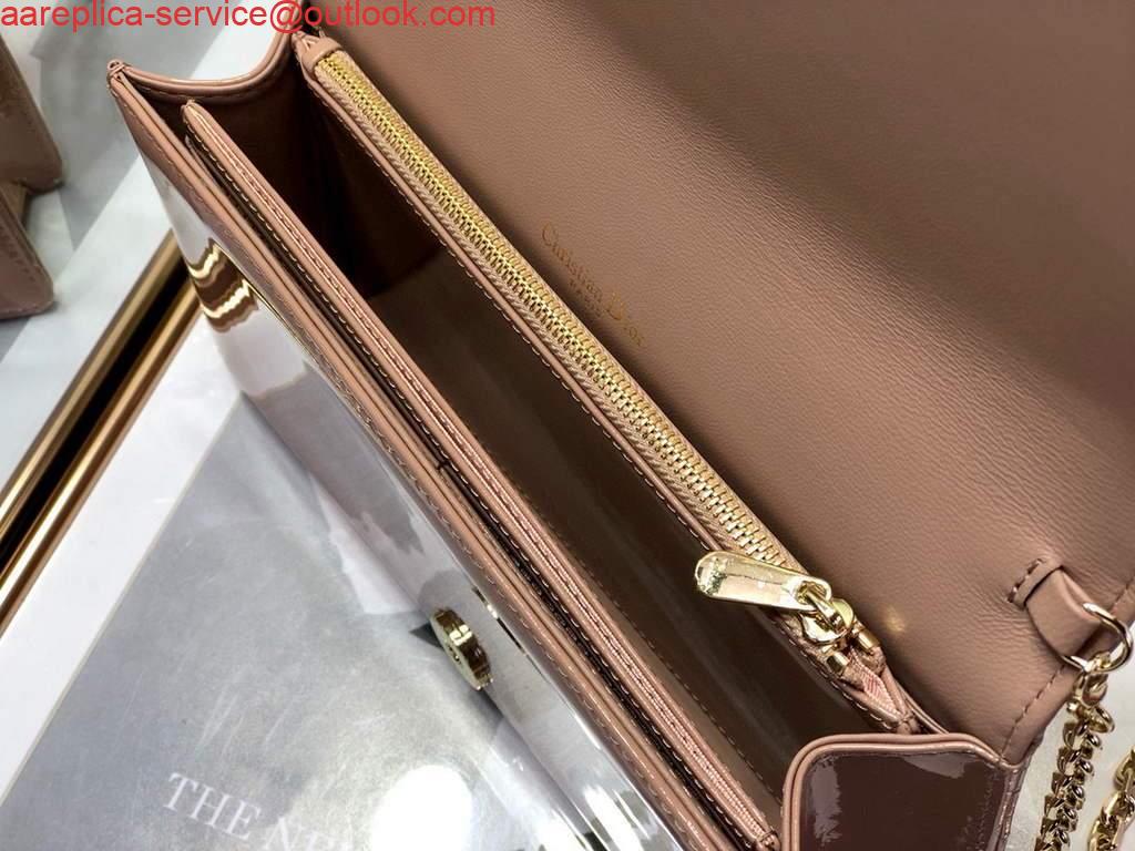 Replica Dior S0204 Lady Dior Pouch Patent Cannage Calfskin Light Pink 8 Replica Dior S0204 Lady Dior Pouch Patent Cannage Calfskin Light Pink 8
