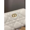 Replica Dior Caro Mini zipper clutch 5087 White