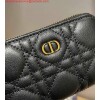 Replica Dior Caro Mini zipper clutch 5087 Black