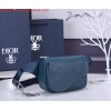Replica Dior 1ADPO223 Saddle Belt Bag Leather Green 8