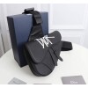 Replica Dior 1ADPO093 Saddle Men Bag Grained Calfskin Black 10 Replica Dior 1ADPO093 Saddle Men Bag Grained Calfskin Black 10