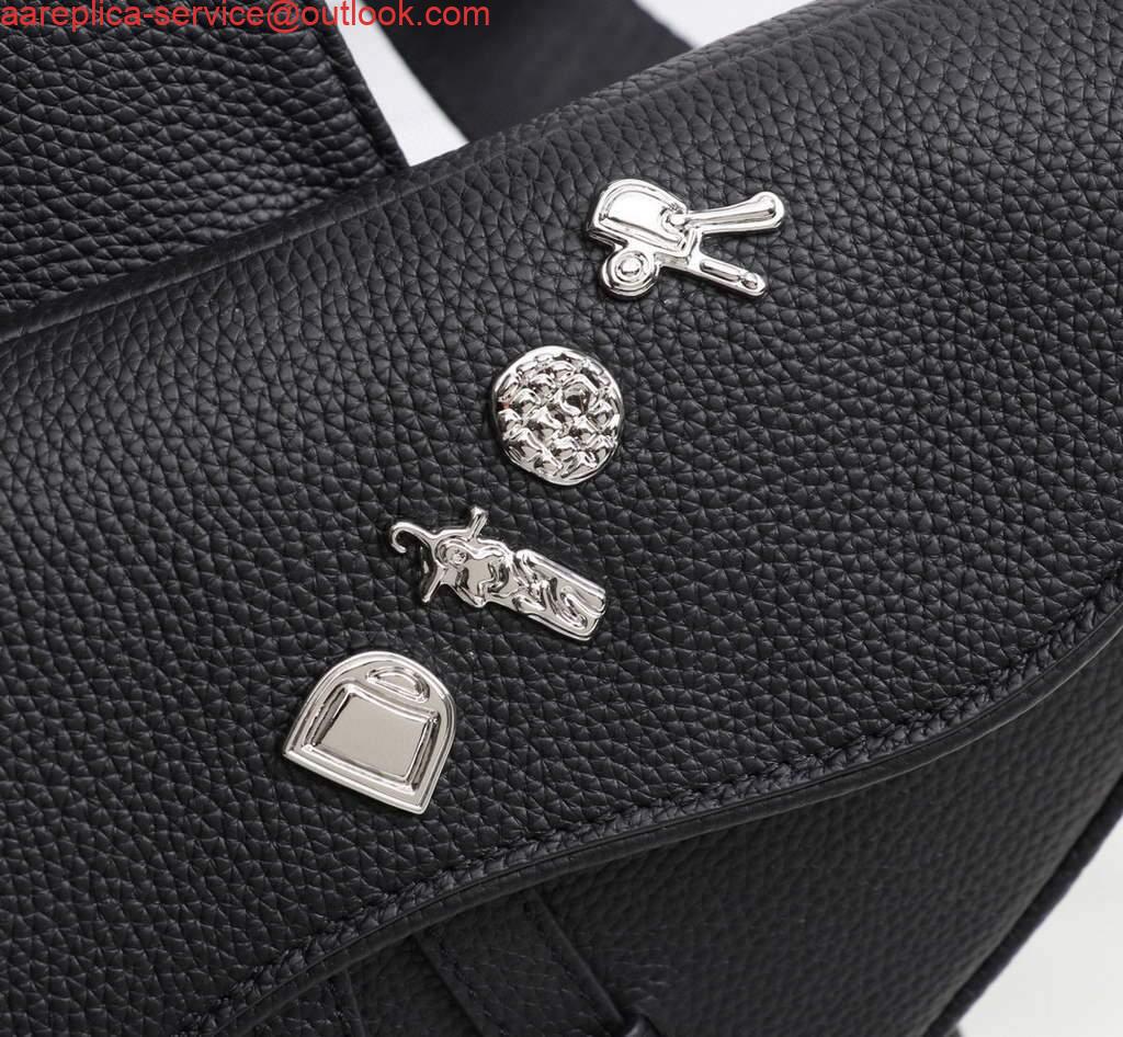 Replica Dior 1ADPO093 Saddle Men Bag Grained Calfskin Black 4 Replica Dior 1ADPO093 Saddle Men Bag Grained Calfskin Black 4