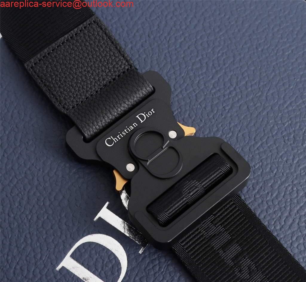 Replica Dior 1ADPO093 Saddle Men Bag Grained Calfskin Black 6 Replica Dior 1ADPO093 Saddle Men Bag Grained Calfskin Black 6