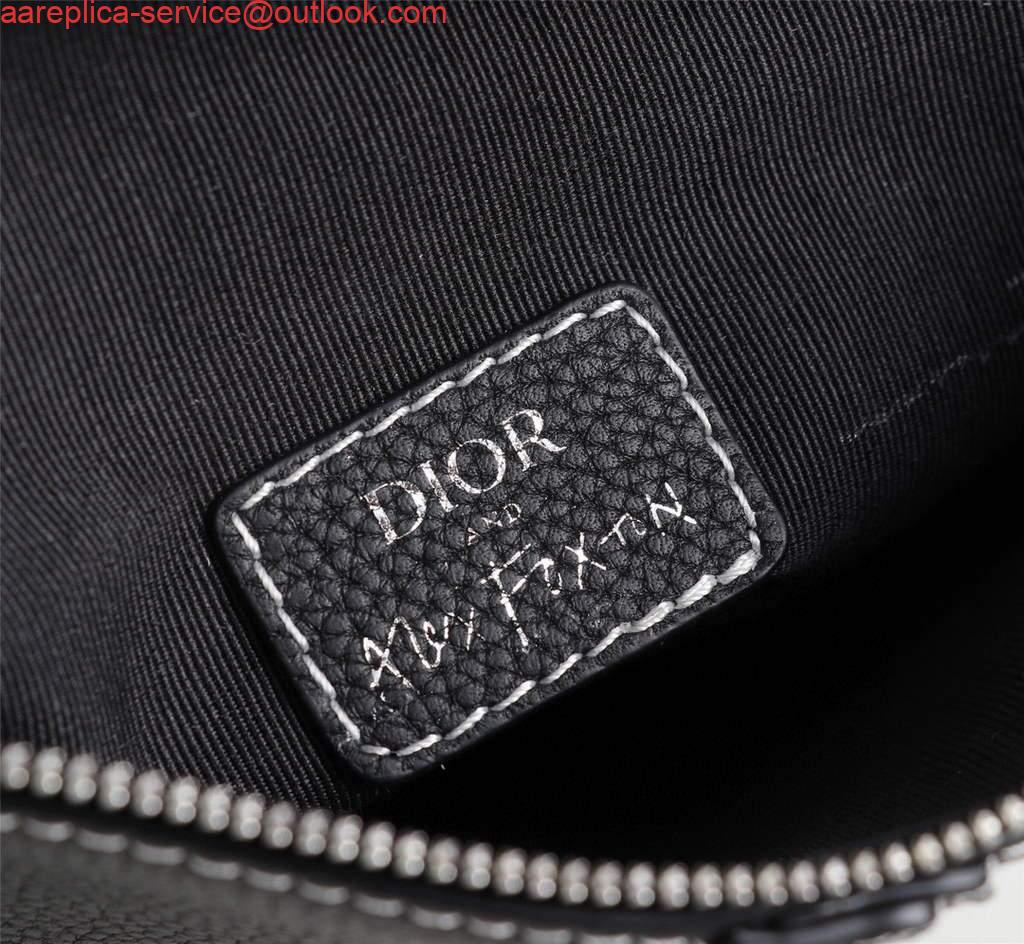 Replica Dior 1ADPO093 Saddle Men Bag Grained Calfskin Black 8 Replica Dior 1ADPO093 Saddle Men Bag Grained Calfskin Black 8