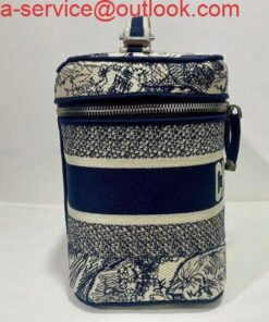Replica Dior S5480 DiorTravel Vanity Case Bag Navy Blue 2