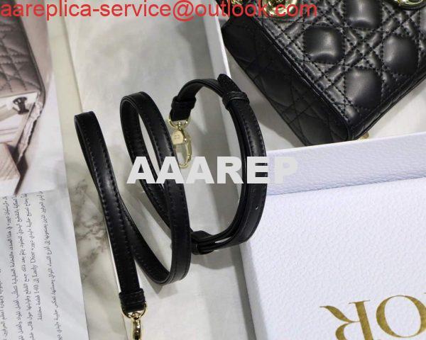 Replica Dior S0856 MICRO LADY Dior Bag Black Cannage Lambskin 3 Replica Dior S0856 MICRO LADY Dior Bag Black Cannage Lambskin 3