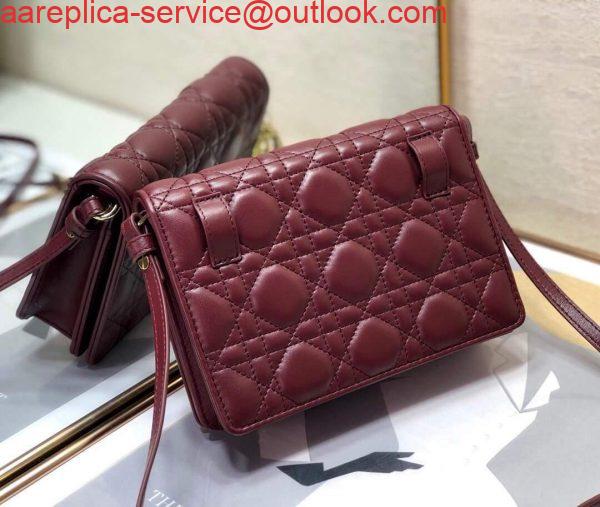 Replica Dior S0855 Dior Lady Dior Pouch Wine Red Ultramatte Cannage Calfskin 2 Replica Dior S0855 Dior Lady Dior Pouch Wine Red Ultramatte Cannage Calfskin 2