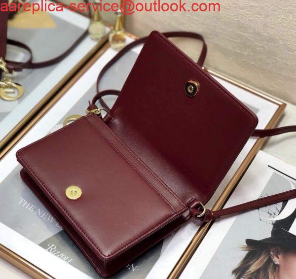 Replica Dior S0855 Dior Lady Dior Pouch Wine Red Ultramatte Cannage Calfskin 7 Replica Dior S0855 Dior Lady Dior Pouch Wine Red Ultramatte Cannage Calfskin 7