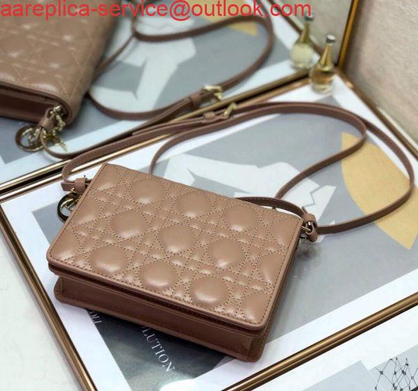 Replica Dior S0855 Dior Lady Dior Pouch Ultramatte Cannage Calfskin Nude 4 Replica Dior S0855 Dior Lady Dior Pouch Ultramatte Cannage Calfskin Nude 4