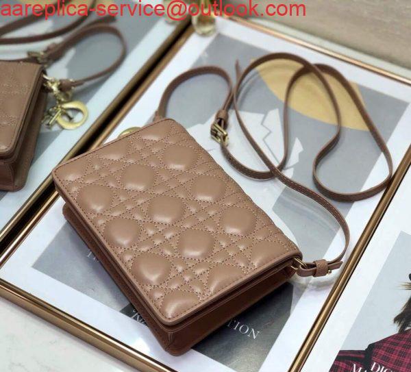 Replica Dior S0855 Dior Lady Dior Pouch Ultramatte Cannage Calfskin Nude 5 Replica Dior S0855 Dior Lady Dior Pouch Ultramatte Cannage Calfskin Nude 5