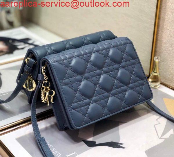Replica Dior S0855 Dior Lady Dior Pouch Ultramatte Cannage Calfskin Navy Blue Replica Dior S0855 Dior Lady Dior Pouch Ultramatte Cannage Calfskin Navy Blue