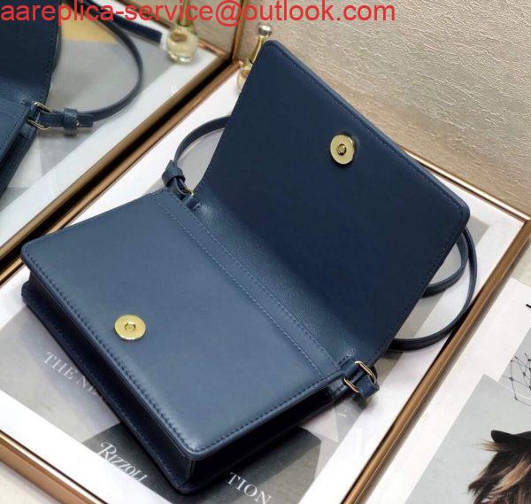 Replica Dior S0855 Dior Lady Dior Pouch Ultramatte Cannage Calfskin Navy Blue 7 Replica Dior S0855 Dior Lady Dior Pouch Ultramatte Cannage Calfskin Navy Blue 7