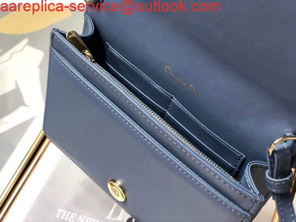 Replica Dior S0855 Dior Lady Dior Pouch Ultramatte Cannage Calfskin Navy Blue 8 Replica Dior S0855 Dior Lady Dior Pouch Ultramatte Cannage Calfskin Navy Blue 8