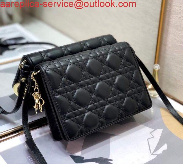 Replica Dior S0855 Dior Lady Dior Pouch Black Ultramatte Cannage Calfskin Replica Dior S0855 Dior Lady Dior Pouch Black Ultramatte Cannage Calfskin