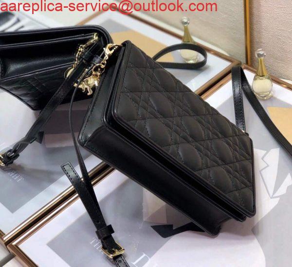 Replica Dior S0855 Dior Lady Dior Pouch Black Ultramatte Cannage Calfskin 3 Replica Dior S0855 Dior Lady Dior Pouch Black Ultramatte Cannage Calfskin 3