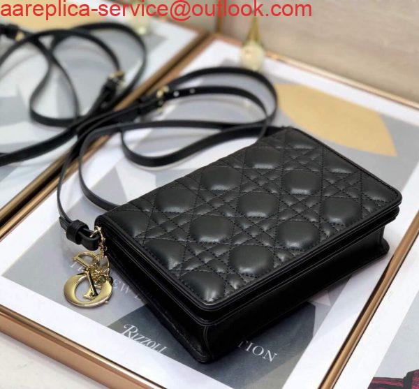 Replica Dior S0855 Dior Lady Dior Pouch Black Ultramatte Cannage Calfskin 5 Replica Dior S0855 Dior Lady Dior Pouch Black Ultramatte Cannage Calfskin 5
