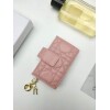 Replica Dior S0074 Wallet Lady dior 5-Gusset card holder Pink