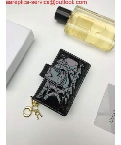 Replica Dior S0074 Wallet Lady dior 5-Gusset card holder Black Patent Cannage Calfskin Replica Dior S0074 Wallet Lady dior 5-Gusset card holder Black Patent Cannage Calfskin