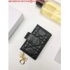 Replica Dior S0074 Wallet Lady dior 5-Gusset card holder Black