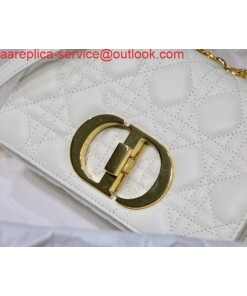 Replica Dior M9241 Dior Small Dior Caro Bag White Replica Dior M9241 Dior Small Dior Caro Bag White