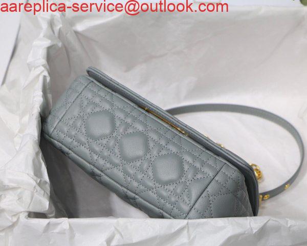 Replica Dior M9241 Dior Small Dior Caro Bag Light Blue 5 Replica Dior M9241 Dior Small Dior Caro Bag Light Blue 5