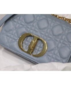 Replica Dior M9241 Dior Small Dior Caro Bag Blue Replica Dior M9241 Dior Small Dior Caro Bag Blue