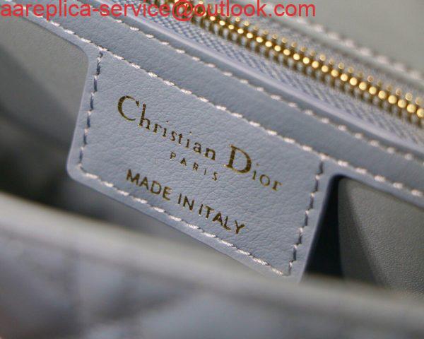 Replica Dior M9241 Dior Small Dior Caro Bag Blue 8 Replica Dior M9241 Dior Small Dior Caro Bag Blue 8