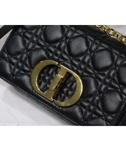 Replica Dior M9241 Dior Small Dior Caro Bag Black Replica Dior M9241 Dior Small Dior Caro Bag Black