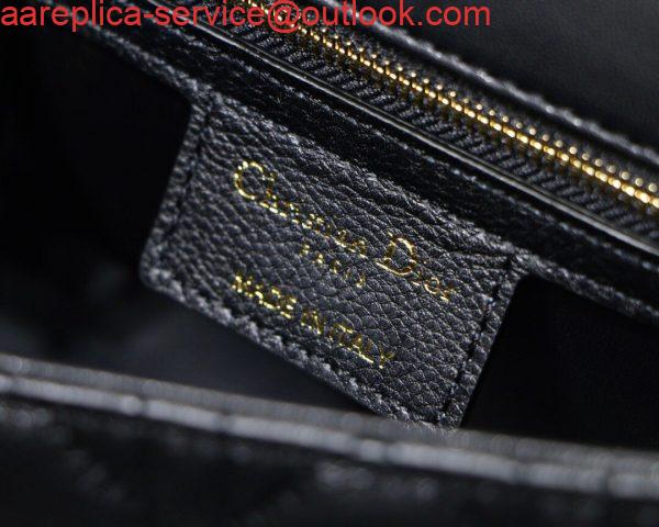 Replica Dior M9241 Dior Small Dior Caro Bag Black 8 Replica Dior M9241 Dior Small Dior Caro Bag Black 8