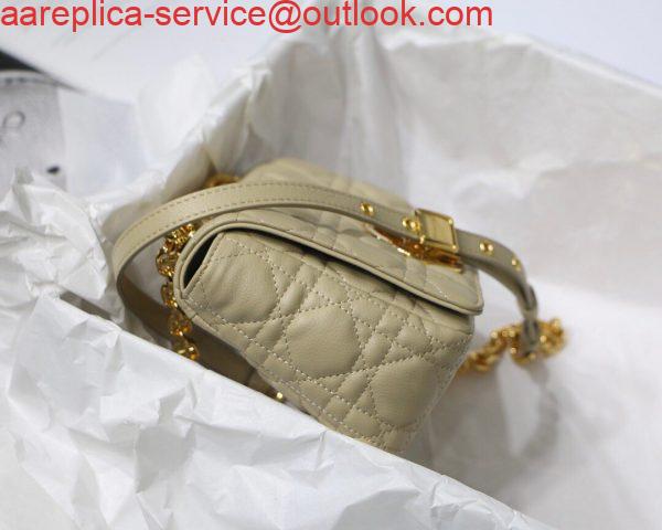 Replica Dior M9241 Dior Small Dior Caro Bag Apricot 4 Replica Dior M9241 Dior Small Dior Caro Bag Apricot 4