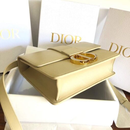 Replica Dior M9204 Dior 30 Montaigne Box Bag Calfskin Apricot 6