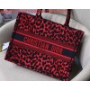 Replica Dior M1296 Small DIOR BOOK TOTE Red and White D-Royaume d'Amour Embroidery Red and white 8