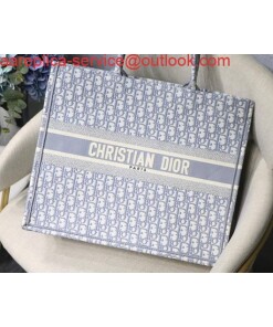 Replica Dior M1286 Book Tote Christian Dior Shoulder Shopping Bag Gray