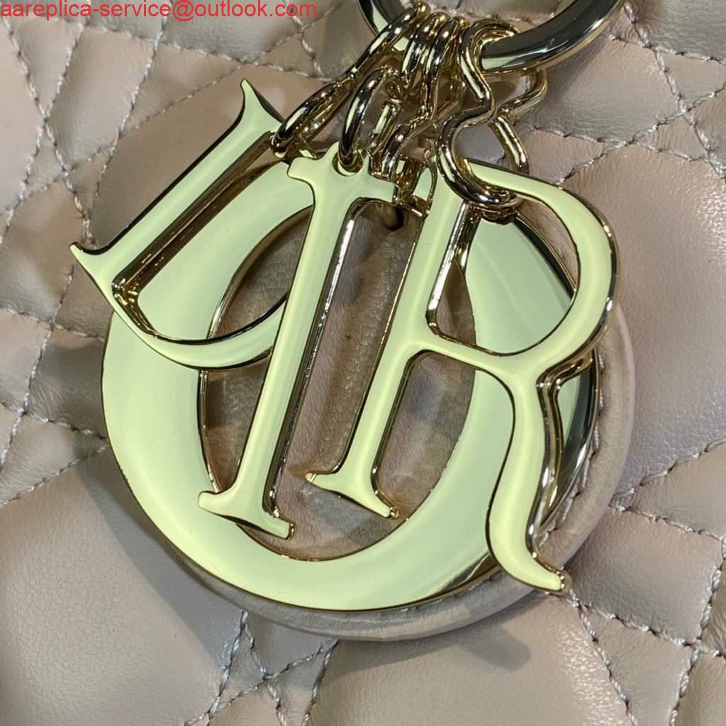 Replica Dior M0566 Large Lady Dior Bag Beige Cannage Lambskin 6 Replica Dior M0566 Large Lady Dior Bag Beige Cannage Lambskin 6