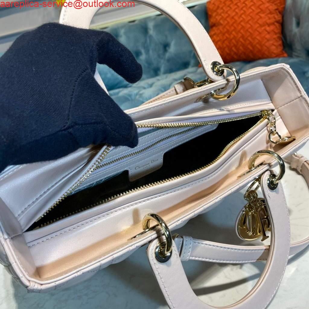 Replica Dior M0566 Large Lady Dior Bag Beige Cannage Lambskin 8 Replica Dior M0566 Large Lady Dior Bag Beige Cannage Lambskin 8